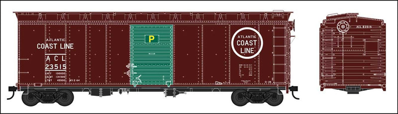 Bowser 42694 HO Scale 40' Boxcar Atlantic Coast Line "Phosphate Service" ACL 23515 