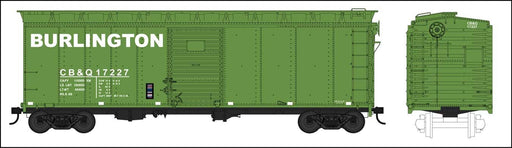 Bowser 42700 HO Scale 40' Boxcar Burlington CB&Q 17227