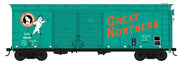 Bowser 42716 HO Scale 40' Boxcar Great Northern "Large Rocky" GN 4075 