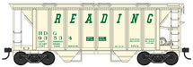 Bowser 42765 HO 70 Ton 2 Bay Covered Hopper Reading "Sand" RDG 93534
