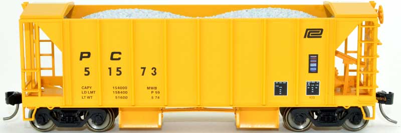 Bowser 42813 HO Scale 70 Ton Ballast Car with Side Chutes Penn Central PC 51508
