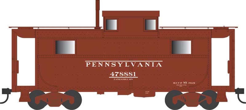 Bowser 43362 HO Scale PRR N5 Caboose Cabin Pennsylvania "Early" PRR 478888