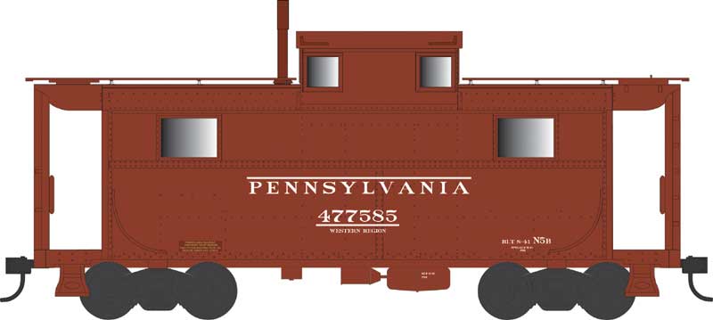 Bowser 43375 HO Scale PRR N5B Caboose Cabin Pennsylvania "Early" PRR 477585