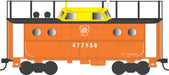 Bowser 43393 HO Scale PRR N5c Caboose Cabin Pennsylvania Orange PRR 477958 - Trainphone