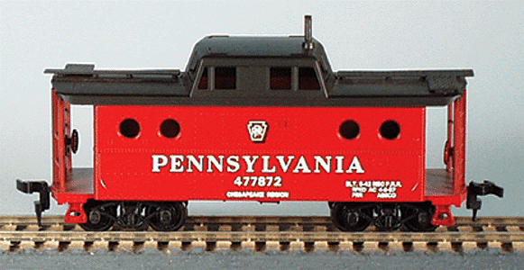 Bowser 54014 HO Scale N5c Caboose Kit "Chesapeake" PRR 477890 - NOS