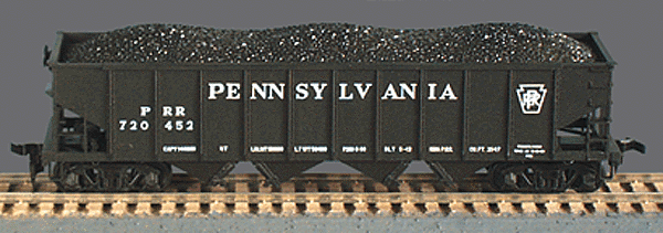 Bowser 54053 HO Scale H21 4 Bay Open Hopper Pennsylvania PRR #'s Vary Kit NOS