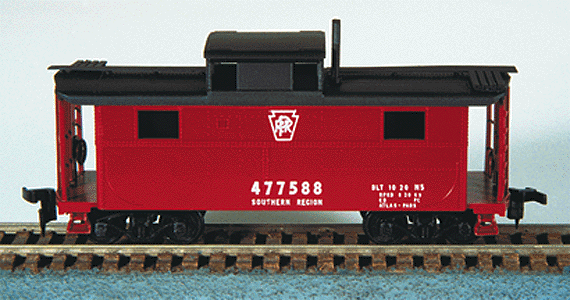 Bowser 55022 HO Scale PRR N5 Caboose Cabin Kit "Southern"  PRR 477588 - NOS