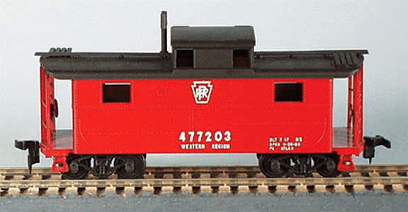 Bowser 55023 HO Scale PRR N5 Caboose Cabin Kit "Western"  PRR 477203