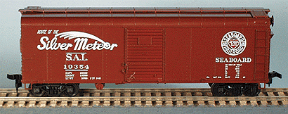 Bowser 55304 HO Scale 40' Round Roof Boxcar Seaboard Air Line "Silver Meteor" SAL #s Vary - NOS