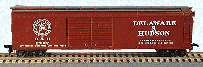 Bowser 55408 HO Scale 50' Round Roof Boxcar D&H #s Vary - NOS