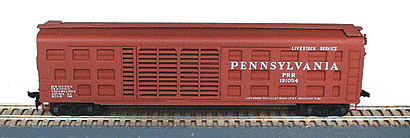 Bowser 55466 HO Scale K9 50' Stock Car Pennsylvania PRR #'s Vary Kit NOS
