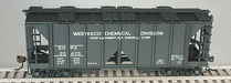 Bowser 55821 HO Scale 70 Ton 2 Bay Hopper Kit Westvaco Chemical SHPX # Varies - NOS