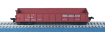 Bowser 55909 HO Scale 40' GS Gondola Kit Pennsylvania PRR / AVR 5461 - NOS