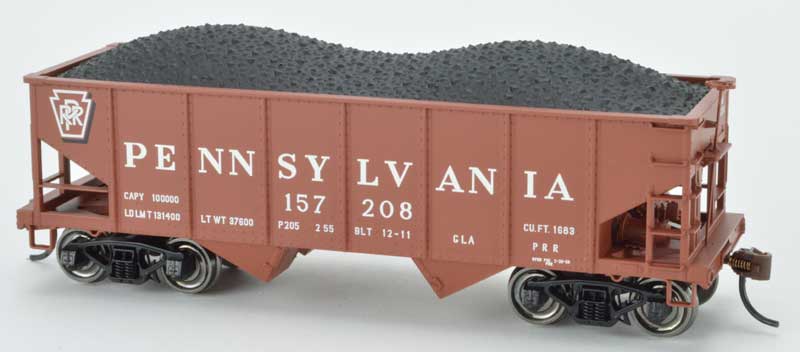 Bowser 56202 HO Scale GLa 2 Bay Open Hopper Pennsylvania PRR #'s Vary Kit NOS