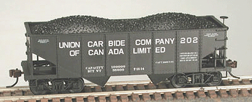 Bowser 56242 HO Scale GLa 2 Bay Open Hopper Kit Union Carbide Canada # Varies - NOS