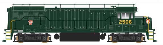 Bowser 6-24552 HO Scale GE U25b Pennsylvania PRR 2526