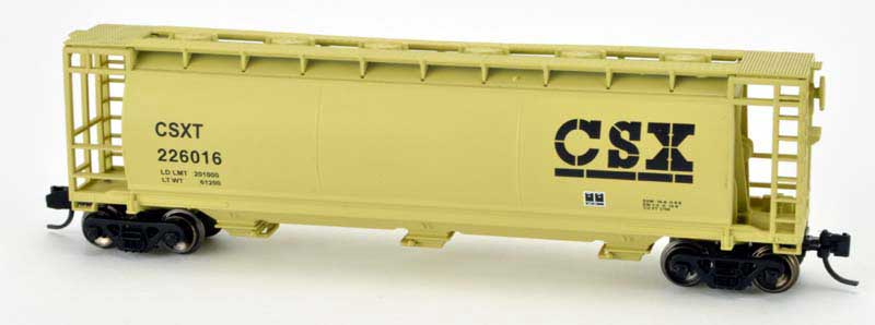 Bowser 37831 N Scale Cylindrical Hopper CSX 226033
