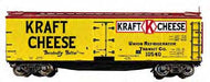 Branchline Trains 1301 HO Scale 40' Wood Reefer Kit Kraft Cheese URTC #'s Vary - NOS
