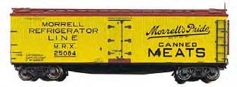Branchline Trains 1317 HO Scale 40' Wood Reefer Kit Morrell Canned Meats MRX #'s Vary - NOS