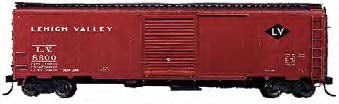 Branchline Trains 2004 HO Scale 50' Boxcar Kit Lehigh Valley LV 4 Pack - NOS