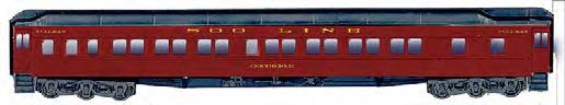 Branchline Trains 5037 HO Scale PS 8-1-2 Sleeper Kit SOO Line "Centsalva" - NOS