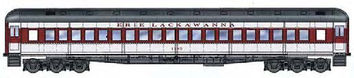 Branchline Trains 5124 HO Scale 80' Single Window Coach Kit EL 1103 - NOS