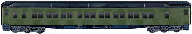Branchline Trains 5200 HO Scale PS 10-1-2 Sleeper Kit Undecorated - NOS