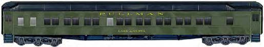 Branchline Trains 5203 HO Scale PS 10-1-2 Sleeper Kit SP "Lake George" - NOS