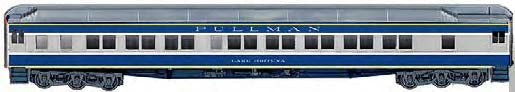 Branchline Trains 5210 HO Scale PS 10-1-2 Sleeper Kit Missouri Pacific MP "Lake Fortuna" - NOS