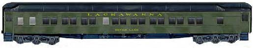 Branchline Trains 5233 HO Scale PS 10-1-2 Sleeper Kit Lackawanna DL&W "Medicine Lake" - NOS