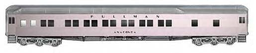 Branchline Trains 5344 HO Scale PS 12-1 Sleeper Kit FW&D CB&Q "Maximillian" - NOS