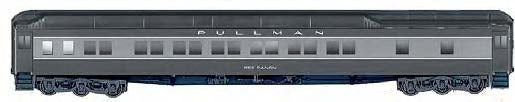 Branchline Trains 5360 HO Scale PS 12-1 Sleeper Kit "Red Canon" - NOS