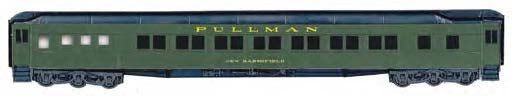 Branchline Trains 5414 HO Scale PS 14 Section Sleeper Car Kit GM&O Service "Port Lewis" - NOS