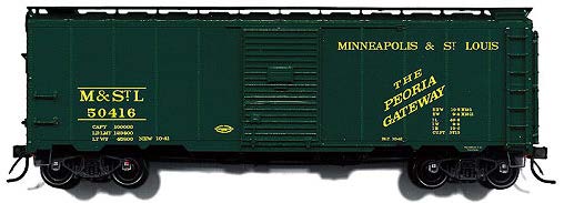Branchline Trains 8023 HO Scale 40' AAR Boxcar Kit M&STL 53042 - NOS