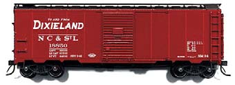 Branchline Trains 8030 HO Scale 40' AAR Boxcar Kit NC&StL 18638 - NOS