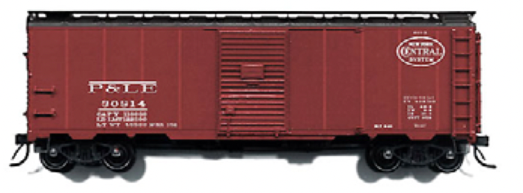 Branchline Trains 8039 HO Scale 40' AAR Boxcar Kit P&LE 30813 - NOS