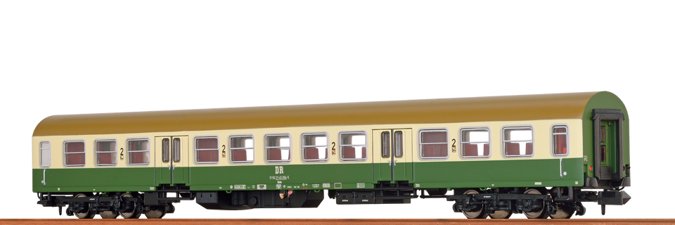 Brawa 65105 N Scale Passenger Coach 2nd Class Bmhe DR 5150 21-45 094-2 IV - NOS