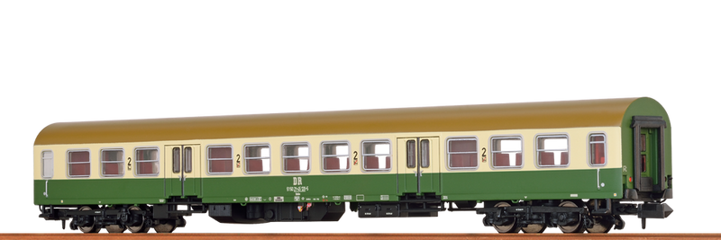 Brawa 65107 N Scale Passenger Coach 2nd Class Bmhe DR 5150 21-45 120-5 IV - NOS