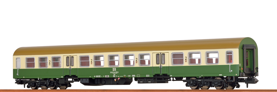 Brawa 65107 N Scale Passenger Coach 2nd Class Bmhe DR 5150 21-45 120-5 IV - NOS