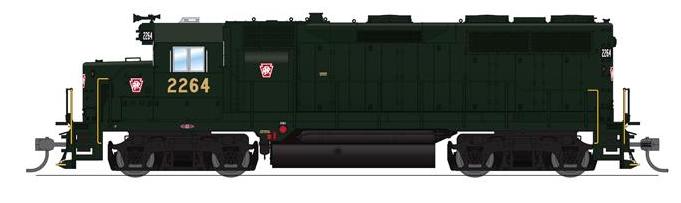 Broadway Limited BLI 7542 HO Scale EMD GP35 Pennsylvania "Keystone" PRR 2264 Paragon4
