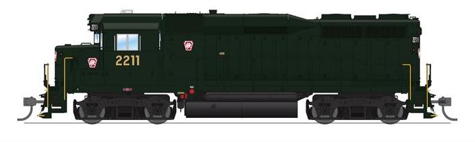 Broadway Limited BLI 7574 HO Scale EMD GP30 Pennsylvania "Keystone" PRR 2211 Paragon4