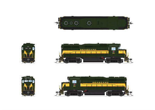 Broadway Limited BLI 7576 HO Scale EMD GP30 Seaboard Air Line SAL 504 Paragon4