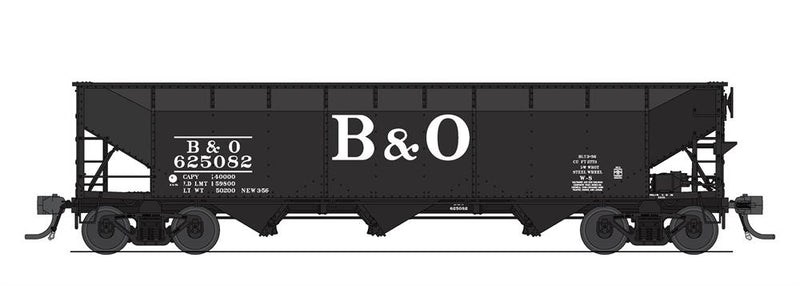Broadway Limited Imports 7371 HO Scale AAR 70 Ton Triple Hopper Baltimore & Ohio B&O 4 Pack