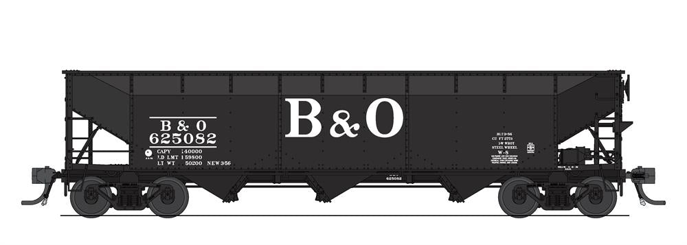 Broadway Limited Imports 7371 HO Scale AAR 70 Ton Triple Hopper Baltimore & Ohio B&O 4 Pack