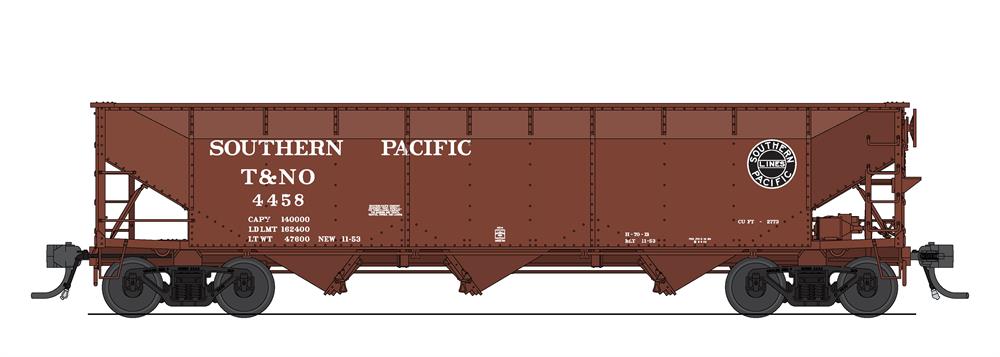 Broadway Limited Imports 7377 HO Scale AAR 70 Ton Triple Hopper Southern Pacific SP / T&NO 4 Pack