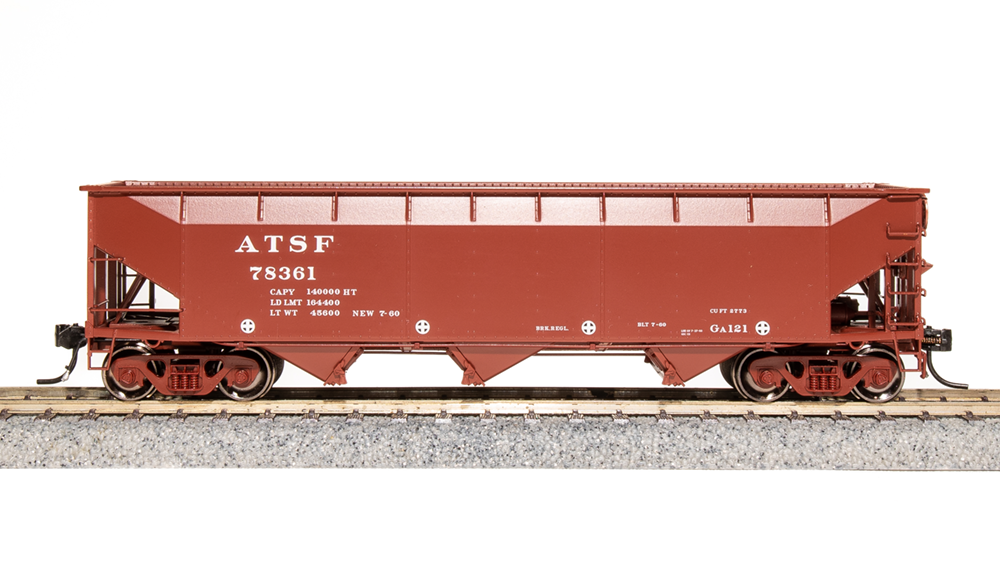 Broadway Limited Imports 7378 HO Scale AAR 70 Ton Triple Hopper Santa Fe ATSF 78361