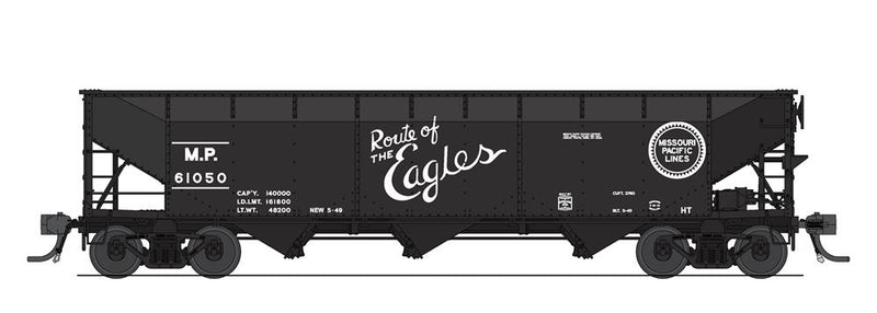 Broadway Limited Imports 7382 HO Scale AAR 70 Ton Triple Hopper MP 61808