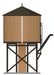 Broadway Limited Imports 7910 HO Scale Wood Water Tower - Weathered Brown (Operating/Sound)