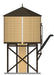Broadway Limited Imports 7912 HO Scale Wood Water Tower - Weathered Yellow (Operating/Sound)