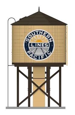 Broadway Limited Imports 7923 HO Scale Wood Water Tower - Southern Pacific SP (Operating/Sound)